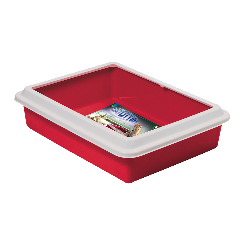 Georplast Max Cat Litter Tray Red