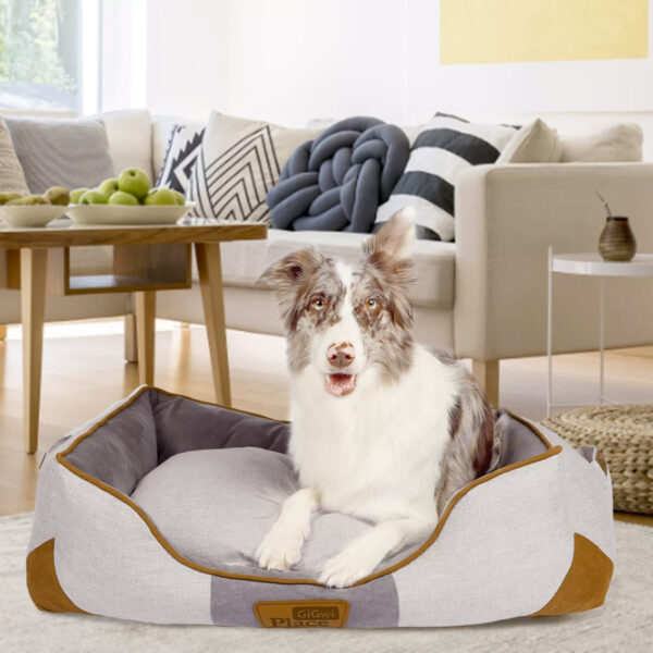 GiGwi Place Removable Cushion Luxury Dog Round Bed