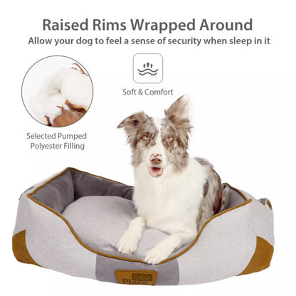 GiGwi Place Removable Cushion Luxury Dog Square Bed
