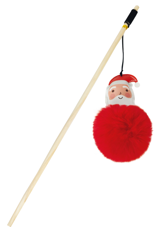 Bobby Christmas Cat Pole Fluffy Santa 40Cm