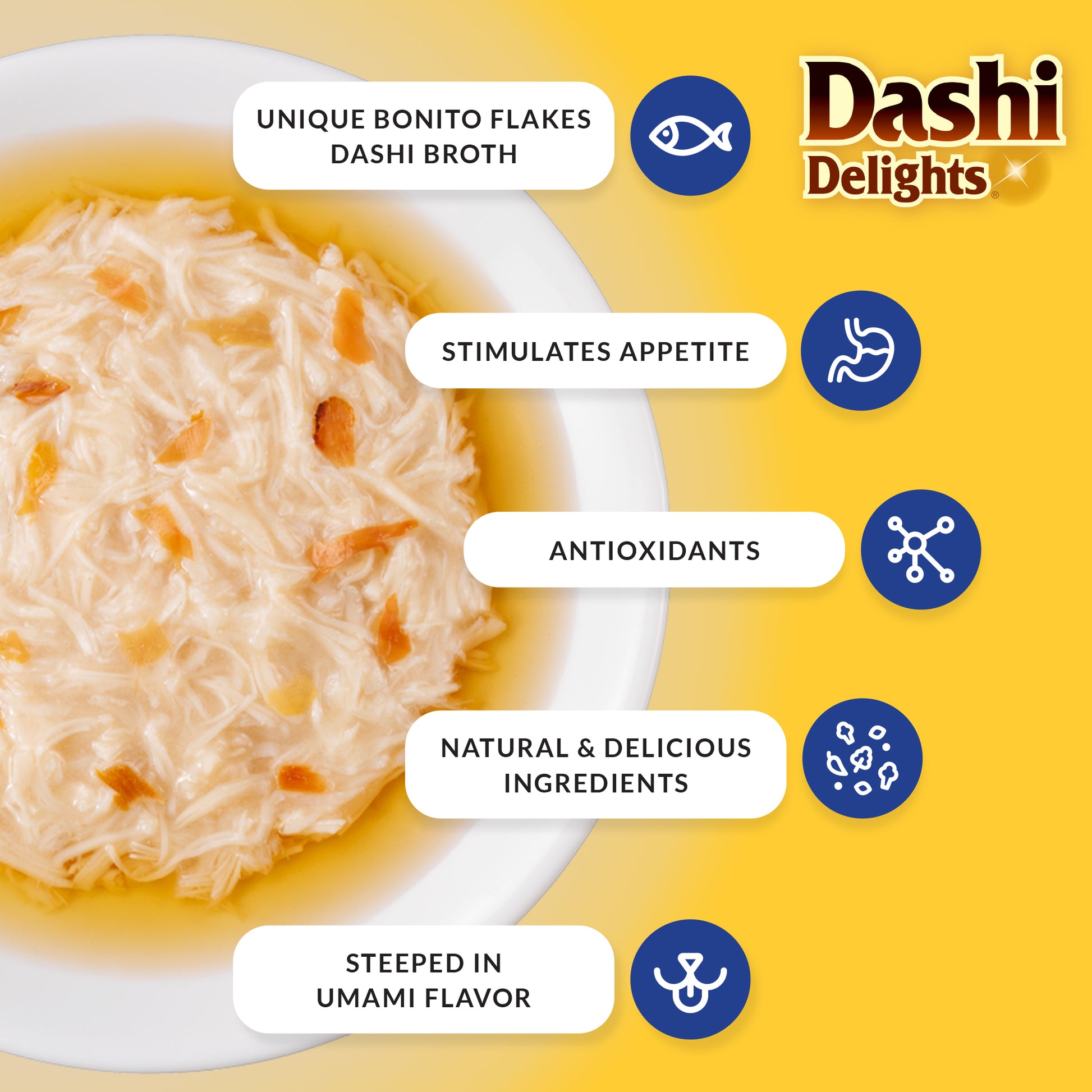 Inaba Dashi Delight Chicken with Tuna & Salmon Recipe 70G