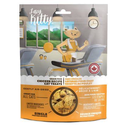 Lazy Kitty Air-Dried Grain-Free Cat Treats Chicken Recipe 3oz (85g)