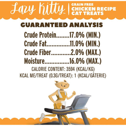 Lazy Kitty Air-Dried Grain-Free Cat Treats Chicken Recipe 3oz (85g)