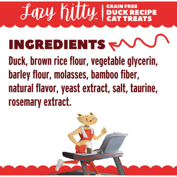 Lazy Kitty Air-Dried Grain-Free Cat Treats Duck Recipe 3oz (85g)