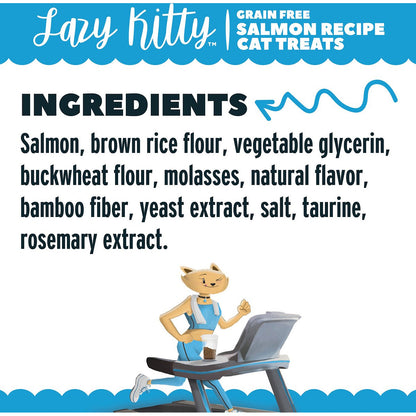 Lazy Kitty Air-Dried Grain-Free Cat Treats Salmon Recipe 3oz (85g)