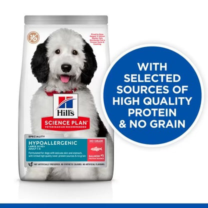 Hill’s Science Plan Hypoallergenic Large Breed Adult Dry Dog Food With Salmon