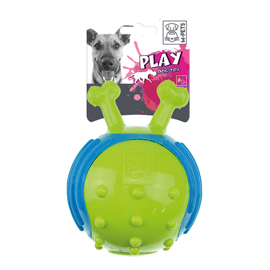 M-PETS Feelo Ball Blue & Green Dog Toy