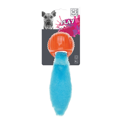 M-PETS Foxball Orange & Blue Dog Toy