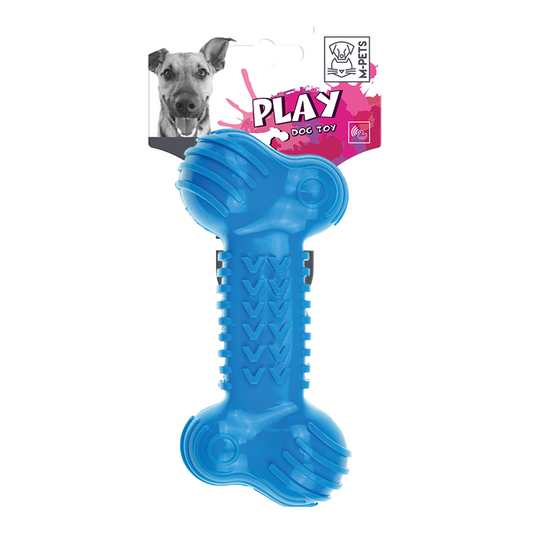 M-PETS Fun Bone Blue Dog Toy
