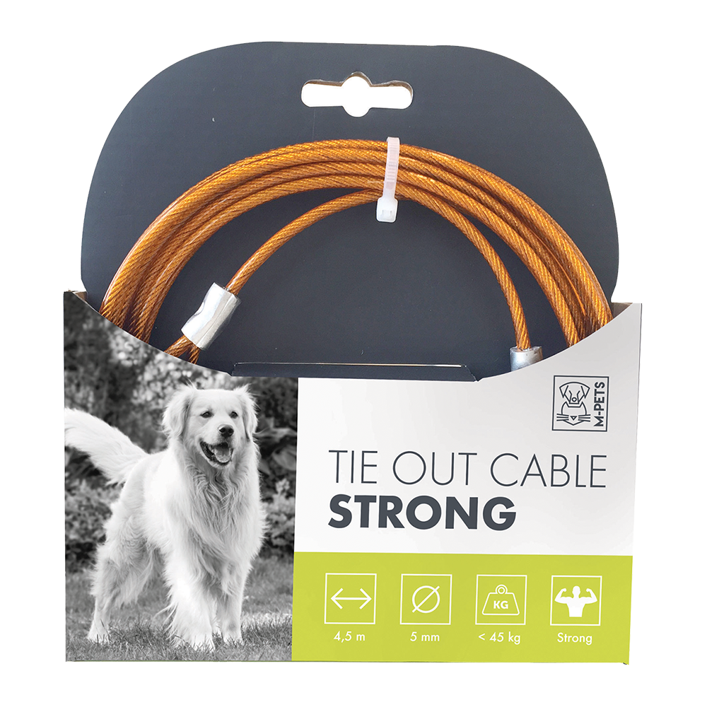 M-PETS Tie Out Cable Strong 4.5m