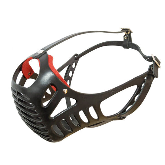 Dog Fever Molossian Muzzle with Leather Strap