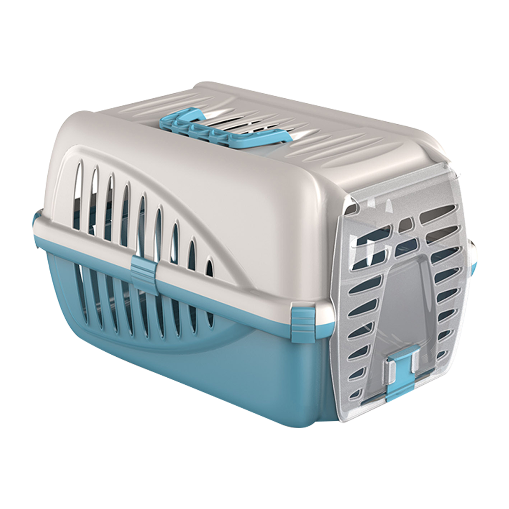 Georplast Panzer Pet Carrier Blue