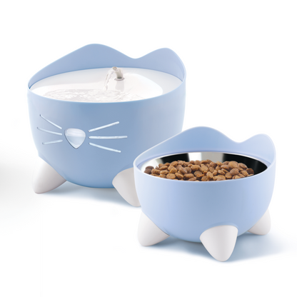 CatIt Pixi Drinking Fountain - Combo Pack/Blue