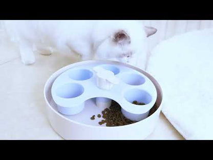 PetDreamHouse Spin Interactive Feeder Palette Blue