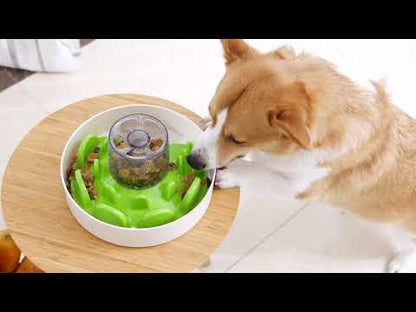 PetDreamHouse Spin Interactive Feeder Ufo Maze Green