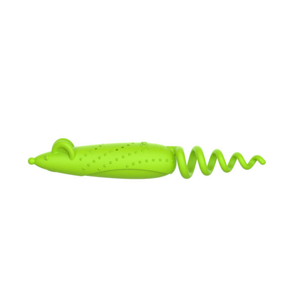 GiGwi Roll Tailed Mouse, Green