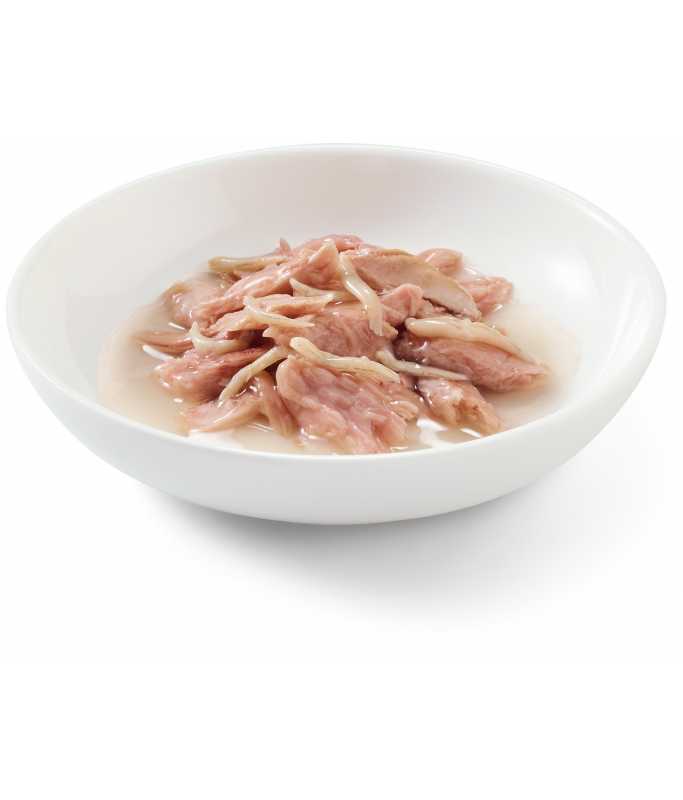 Schesir Cat Can Tuna with Whitebait in Broth, 70g