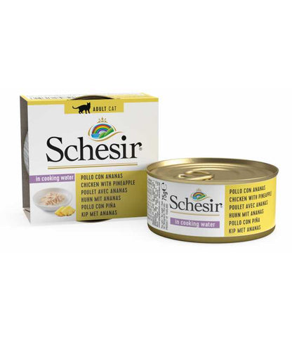 Schesir Cat Can Chicken with Pineapple Natural Style, 75g