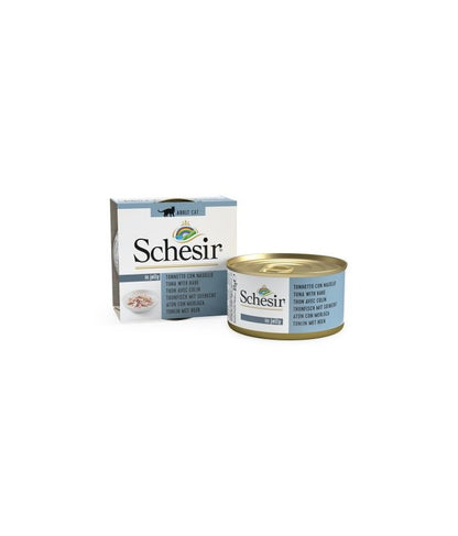 Schesir Cat Can Tuna with Cod in Jelly, 85g