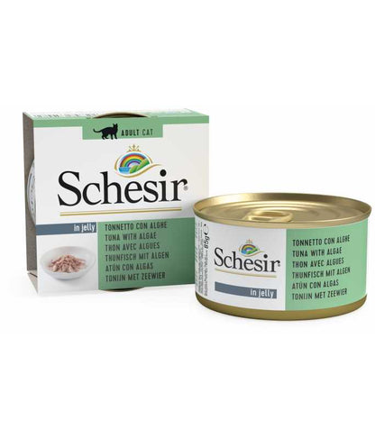 Schesir Cat Can Tuna with Algae in Jelly, 85g