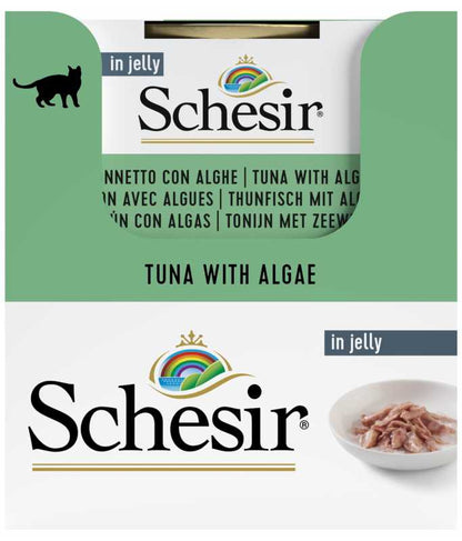 Schesir Cat Can Tuna with Algae in Jelly, 85g