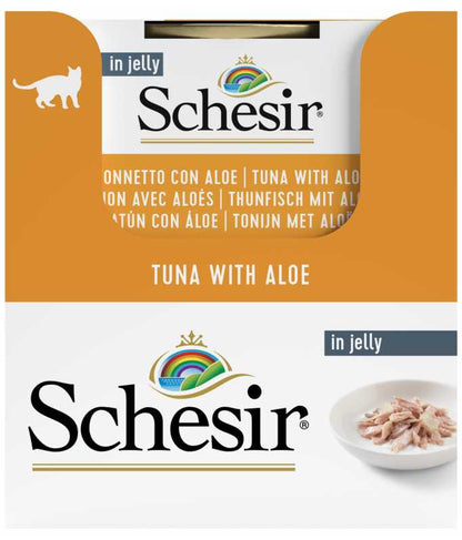 Schesir Cat Can Tuna with Aloe in Jelly, 85g