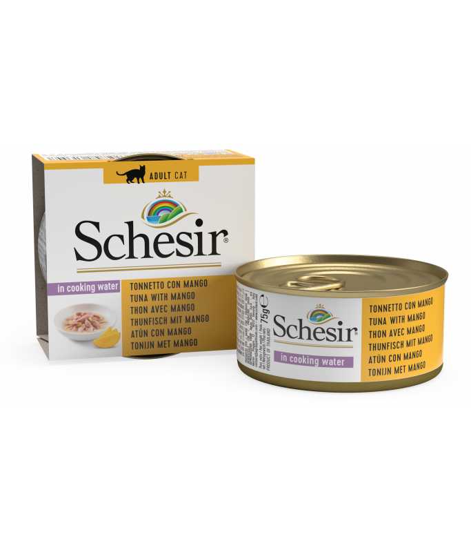 Schesir Cat Can Tuna with Mango Natural Style, 75g