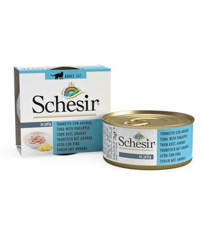 Schesir Cat Can Tuna with Pineapple in Jelly, 75g