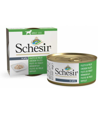 Schesir Dog Wet Food Chicken Fillets, 150g