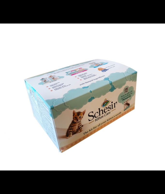 Schesir Kitten Care Wet & Dry Food Kit, 820g