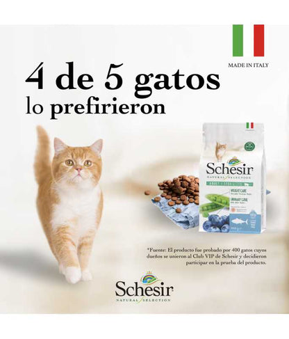 Schesir Natural Selection Dry Food for Sterilized Cats with Duck