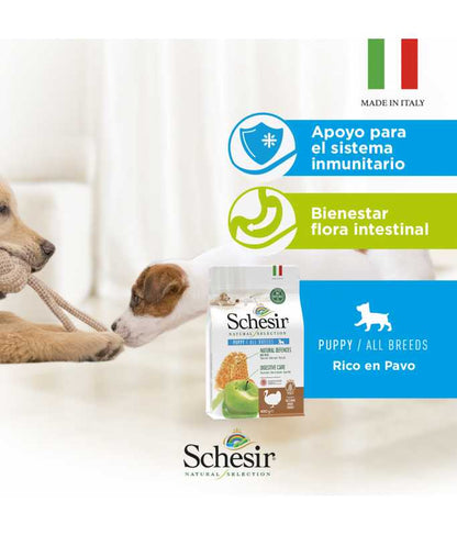 Schesir Natural Selection Puppy Dry Food with Turkey