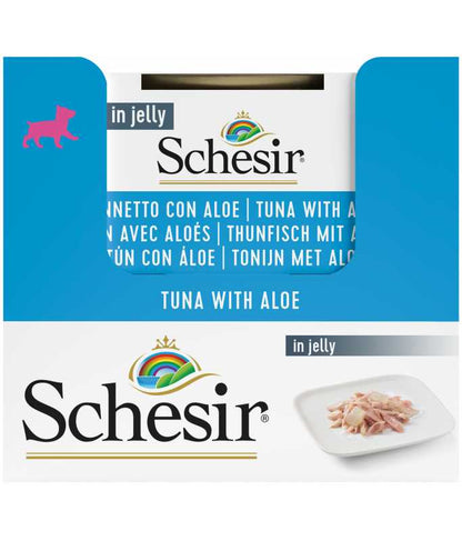 Schesir Puppy Wet Food Tuna with Aloe, 150g