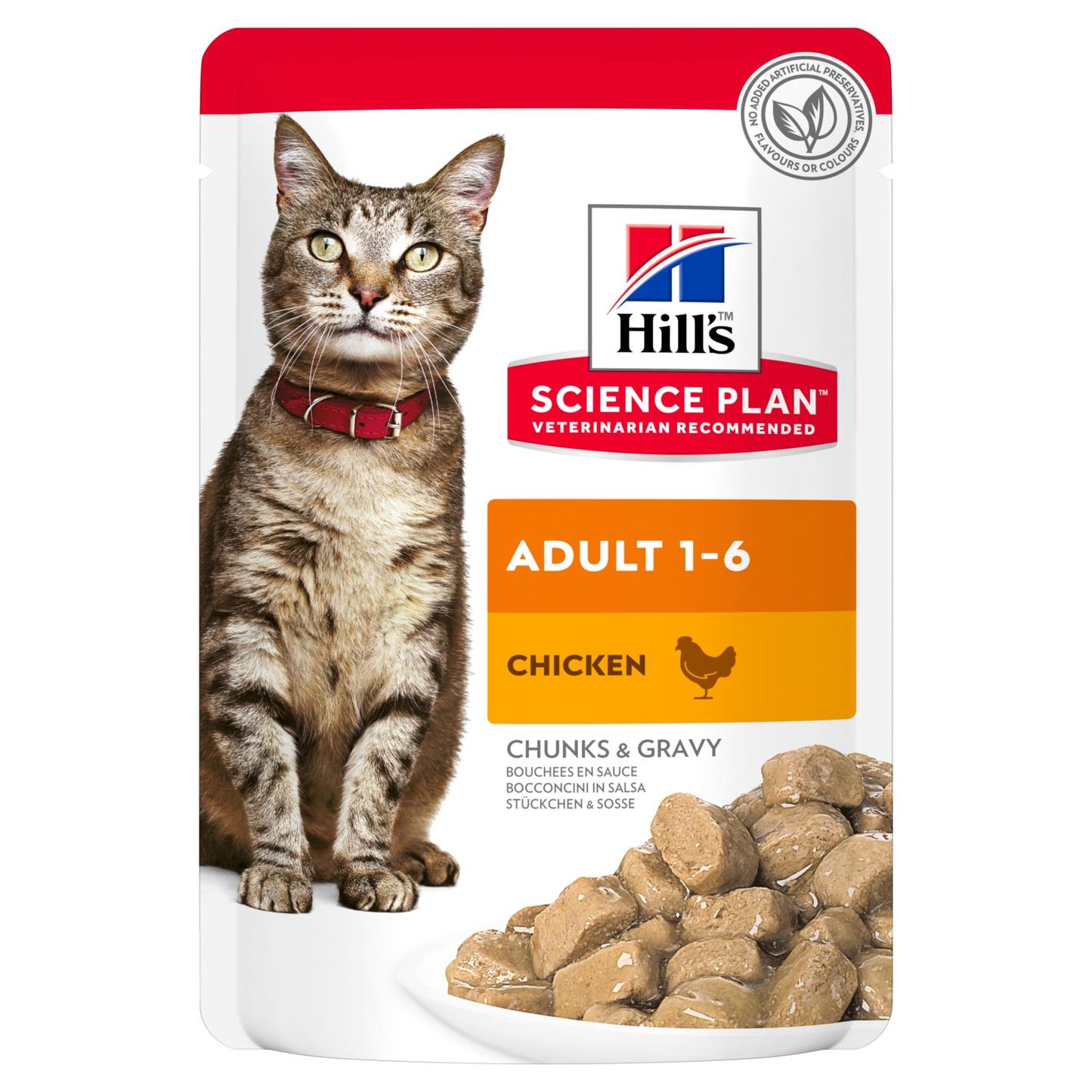 Hill's Science Plan Adult Wet Cat Food Chicken Pouch, 85g