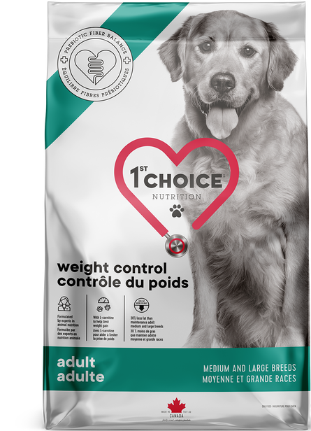 1st Choice Weight Control Medium and Large Breeds Chicken Formula (Adult)