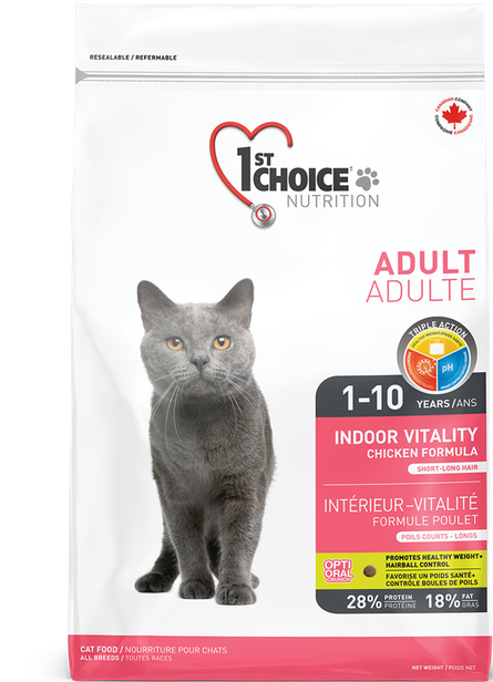 1st Choice Indoor Vitality Chicken Formula (Adult )
