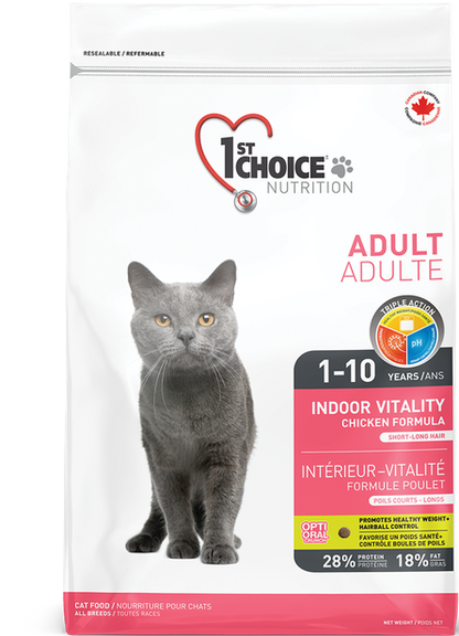 1st Choice Indoor Vitality Chicken Formula (Adult )