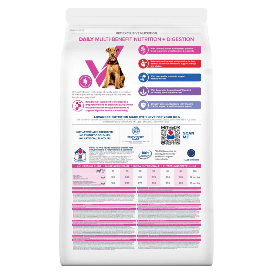 Hill’s Vet Essentials Multi-Benefit + Digestion Adult Medium Breed Dry Dog Food with Chicken
