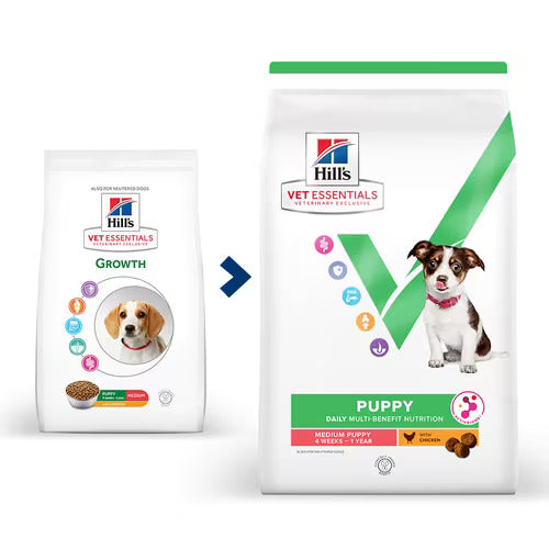 Hill’s Vet Essentials Puppy Medium Breed Growth Dry Dog Food