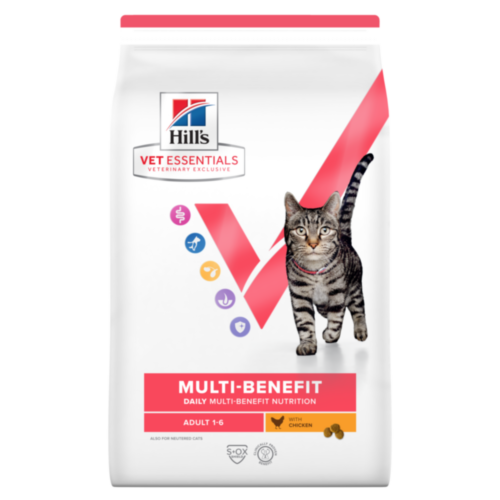 Hill’s Vet Essentials Multi-Benefit Adult Dry Cat Food 