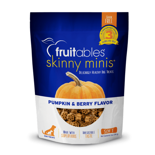 Fruitables Skinny Minis Dog Treats Pumpkin & Berry, 141 g