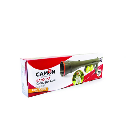 Camon Bazooka Automatic Ball Launcher with 2 Tennis Balls