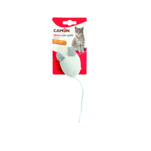 Camon Topino Fabric Cat Toy with Mouse 8cm