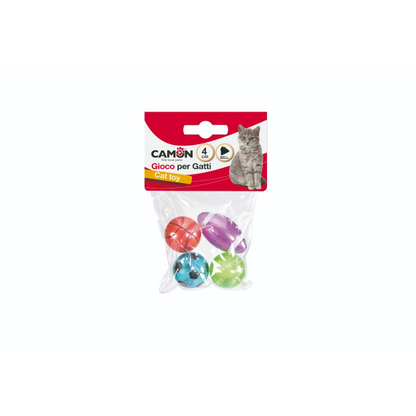 Camon Mix Sports Ball with Bell (4Pcs)