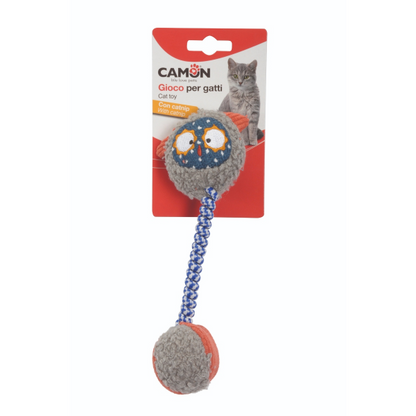 Camon Cat Toy with Catnip - Cat with Spring