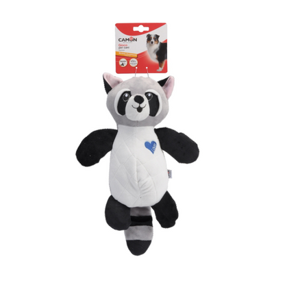 Camon Rustling Plush Raccoon with Squeaker