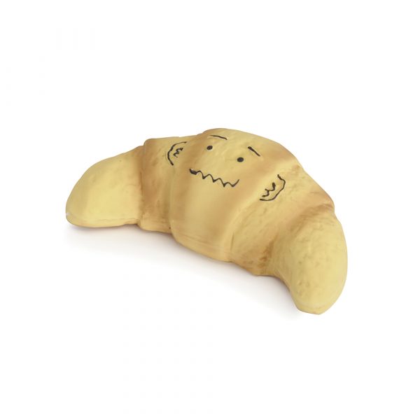 Camon Latex Brioche with PP Filling Material and Squeaker Dog Toy