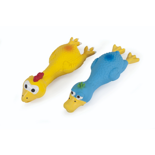 Camon Latex Chicken and Duck with Squeaker