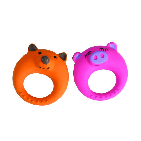 Camon Latex Fox/Pig Ring with Squeaker