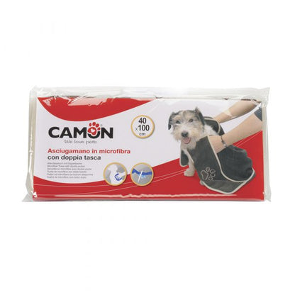 Camon Microfiber Towel with Double Pocket (40x100cm)